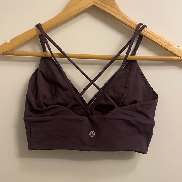 Lululemon maroon strap sports bra - Picture 2 of 2